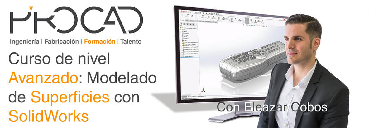 grupoPROCAD.com: Curso online de Modelado de Superficies con Solidworks por Eleazar Cobos.