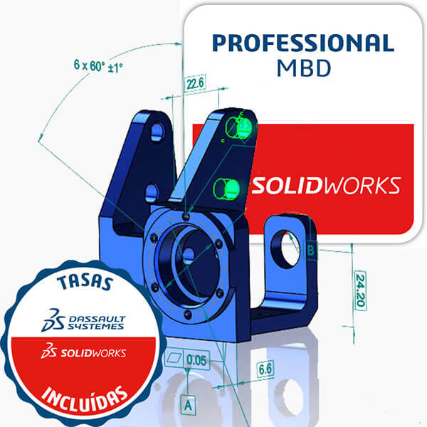 Preparatorio de Certificación Oficial Profesional en Tolerancias (MBD) con SolidWorks “CSWP-MBD”