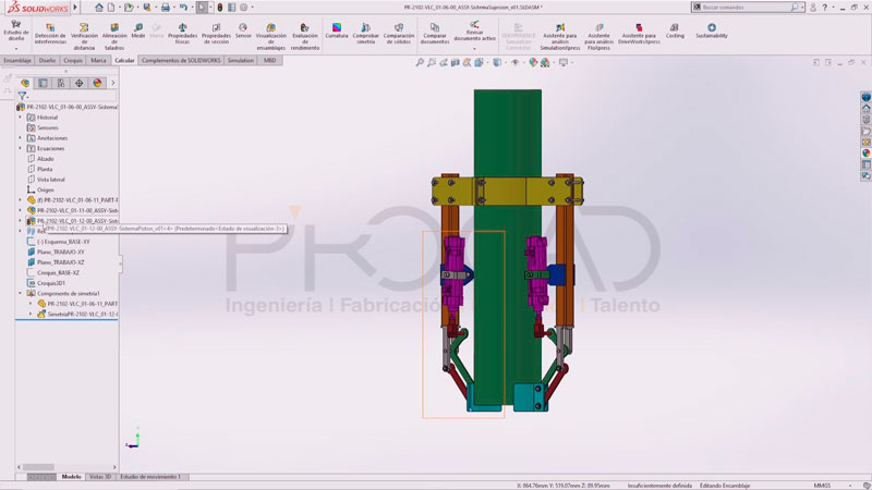 www.grupoprocad.com/ imagen del paso 1 para poder crear subensamblajes flexibles