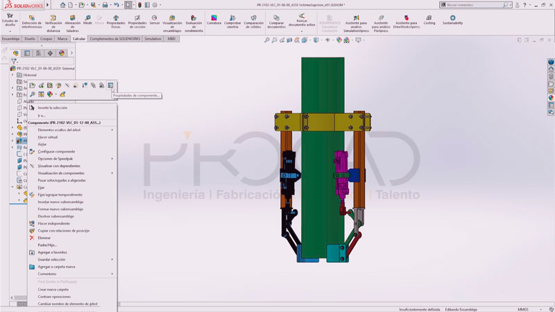 www.grupoprocad.com/ imagen del paso 2 para poder crear subensamblajes flexibles