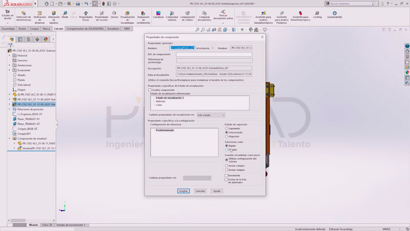 www.grupoprocad.com/ imagen del paso 3 para poder crear subensamblajes flexibles